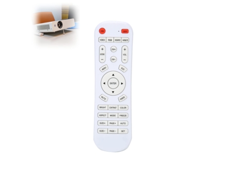 Mando a distancia para proyector, controlador inteligente para proyector universal, blanco