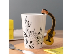 Taza de café con guitarra musical única, un gran regalo para D Siurn, taza de cerámica