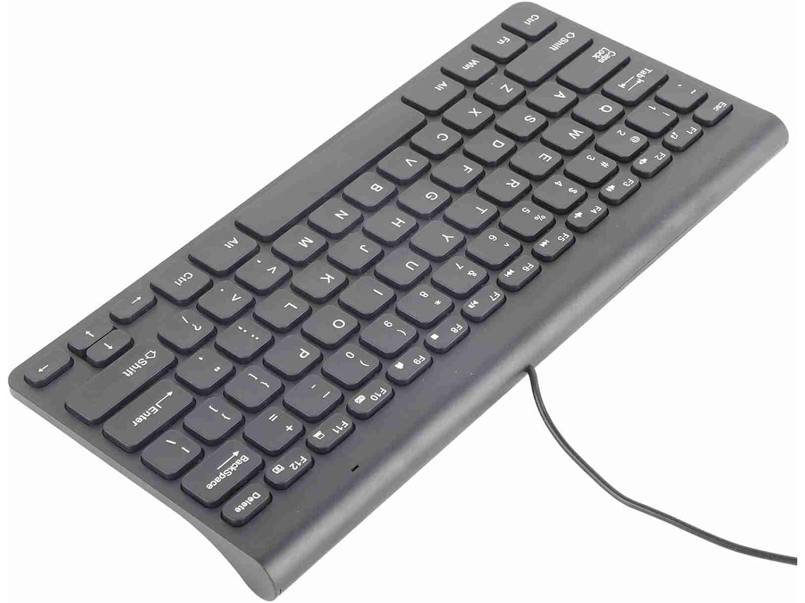 Conjunto De Teclado Y Cable Usb Ultrafino (negro)