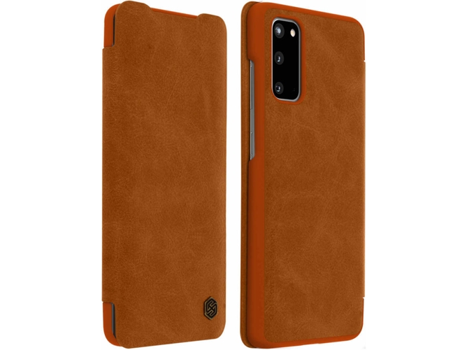 Funda Samsung Galaxy S20 NILLKIN Piel Marrón