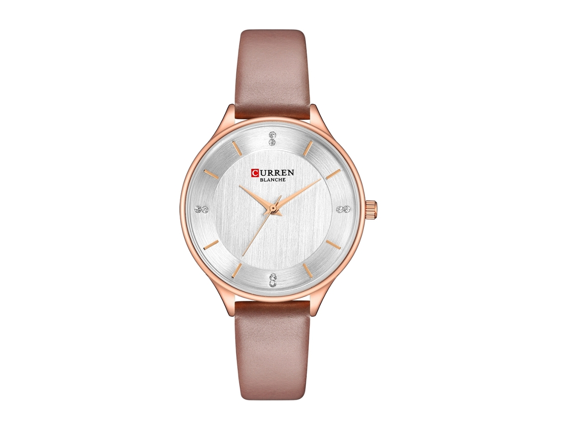 Reloj De Pulsera De Cuarzo Zhoulianfa Con Diseño Moderno De Notas Musicales Y Correa De Cuero Sintético (amarillo)