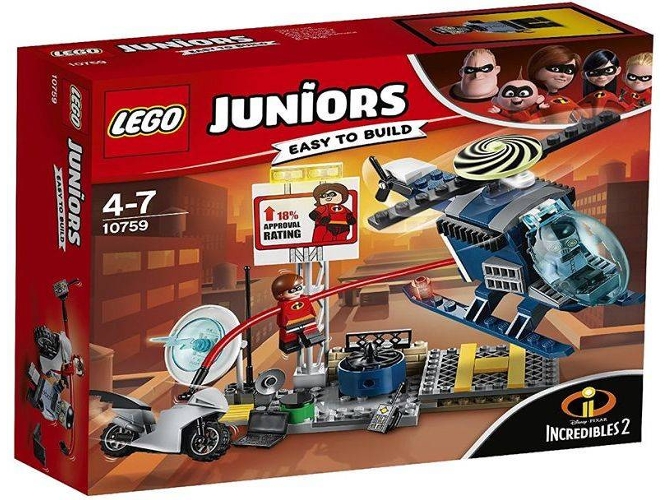 LEGO Juniors: Elastigirl's Rooftop Pursuit - 10759 (Edad Mínima: 4 - 95 Piezas)