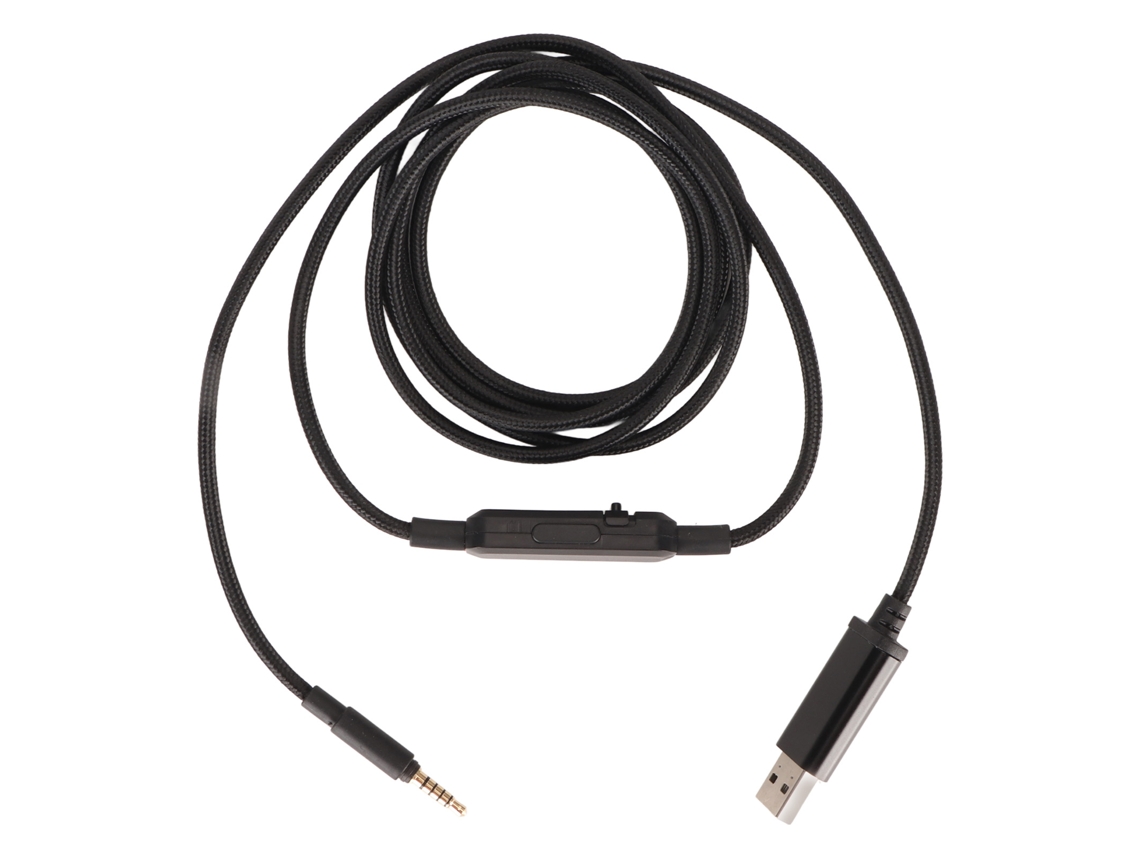 Cable De Repuesto Para Auriculares Gaming Beyerdynamic Mmx300 Con Control De Volumen, Usb, 2 M
