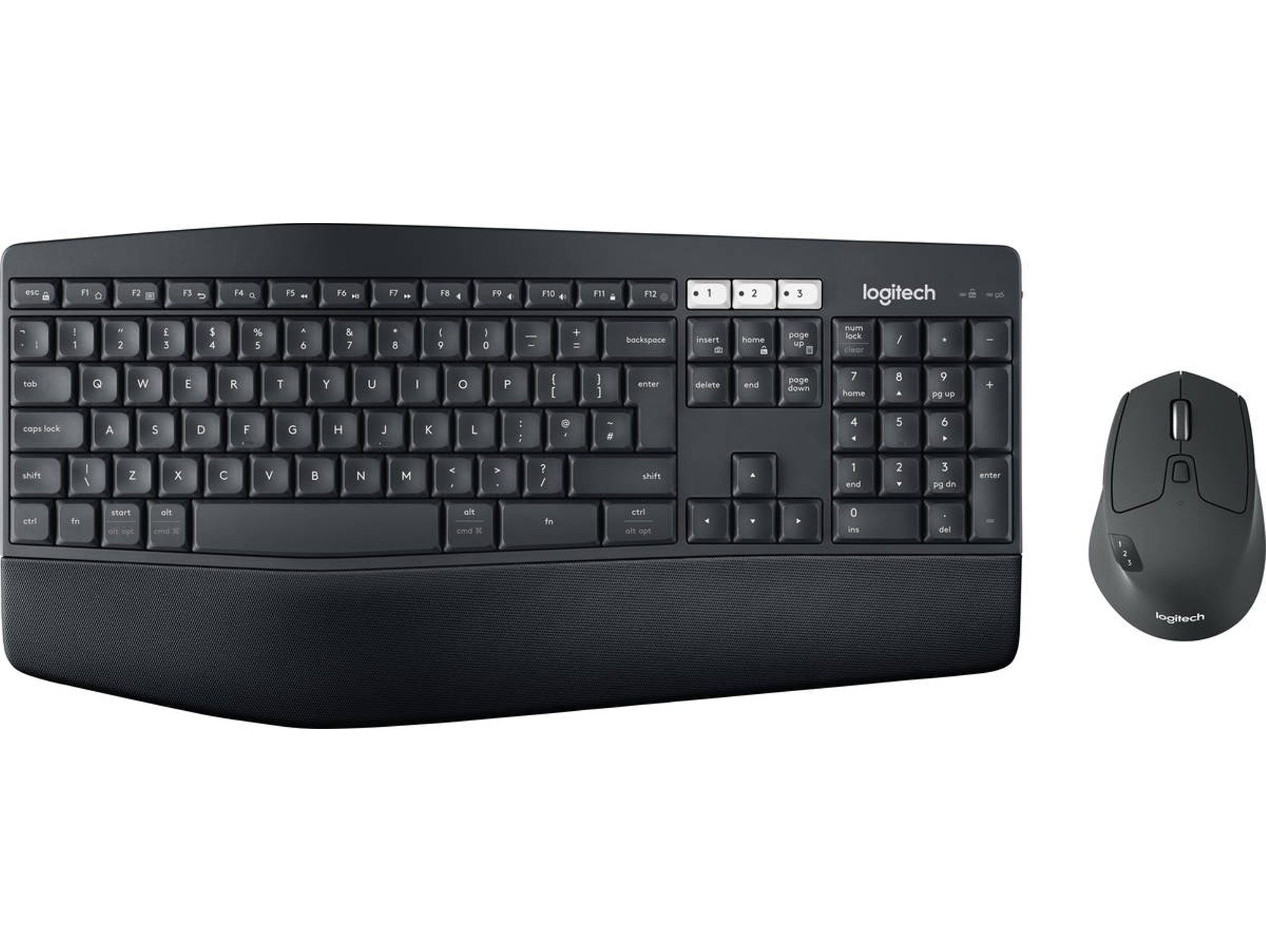 Teclado LOGITECH MK850 (Inalámbrico - Layout Nórdico - Teclado Numérico)