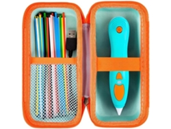 Estuche Compatible Con Lápiz De Impresión 3d Para Niños, Organizador De Viaje Para Paquetes De Recarga De Filamento (verde)