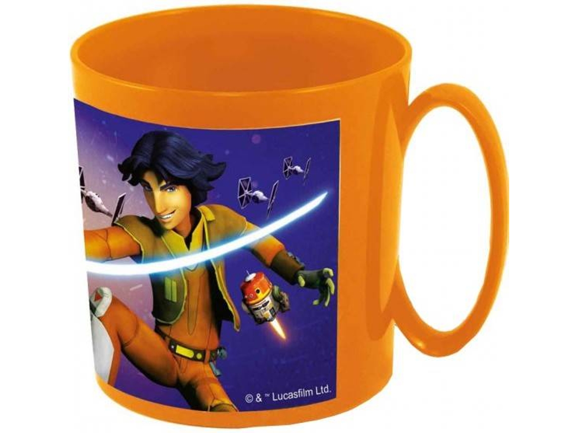 Taza de Plastico Starwars DISNEY (Naranja)