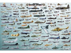 Rompecabezas Eurographics: Evolución de los aviones militares, 2000 piezas