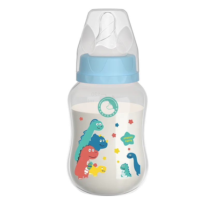 (150 Ml - Azul - 1 Unidad) Biberón, A Prueba De Caídas Y Resistente Al Calor, Artículos Para La Alimentación Del Recién Nacido.