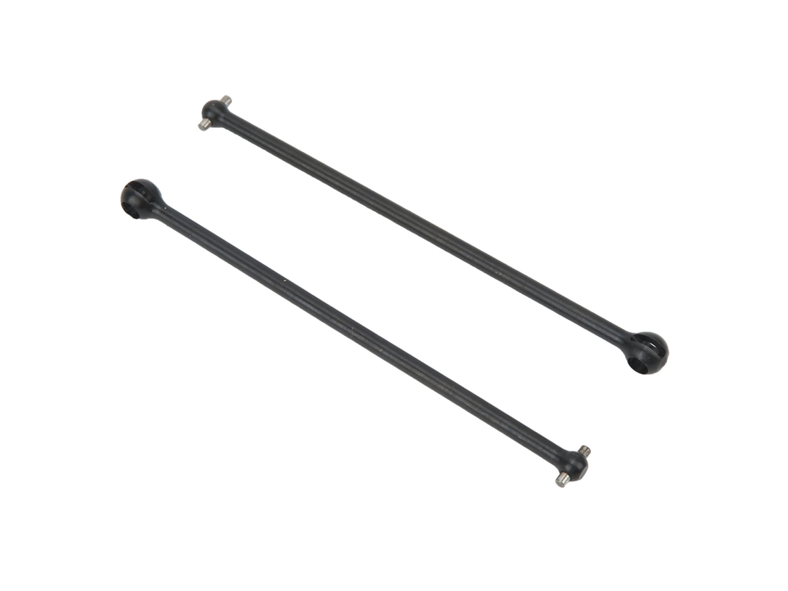 Eje De Transmisión Delantero Y Trasero De Acero De 150 Mm Para Coche Rc Arrma 1/7 1/8, Color Negro, 2 Unidades.