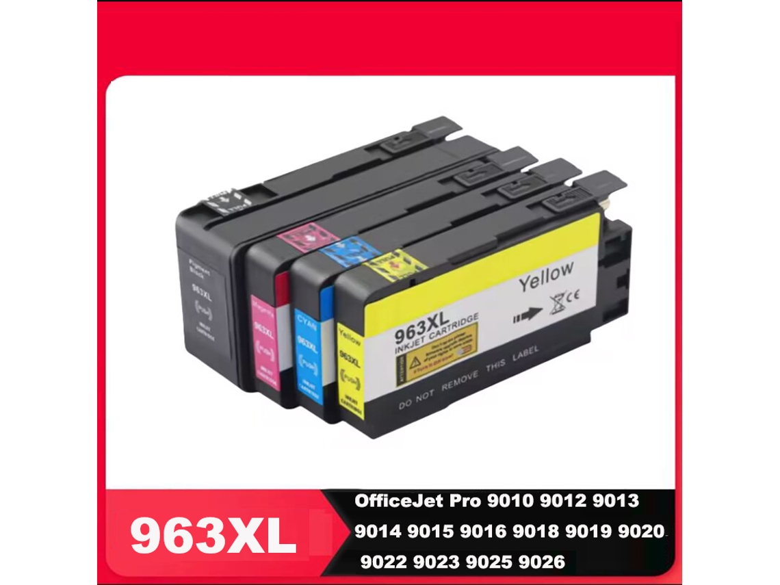 Cartucho de tinta compatible Cyan-einkshop para impresoras HP 963, HP 963xl y HP Officejet Pro 9010, 9012, 9015, 9016, 9020, 9025 y 9026