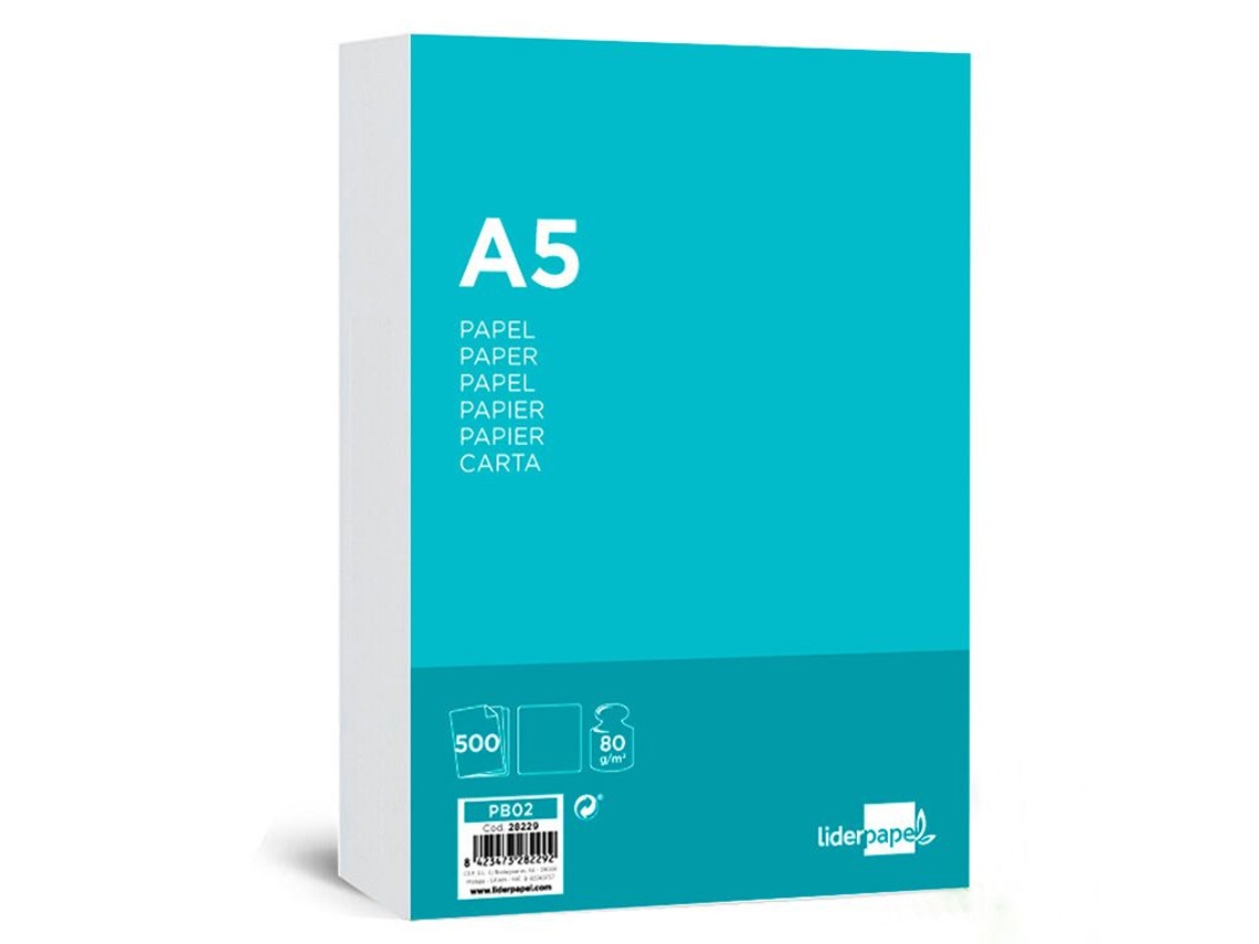 Fotocopiadora Y Escritor LIDERPAPEL Hojas A5 90 G/M² (Blanco)