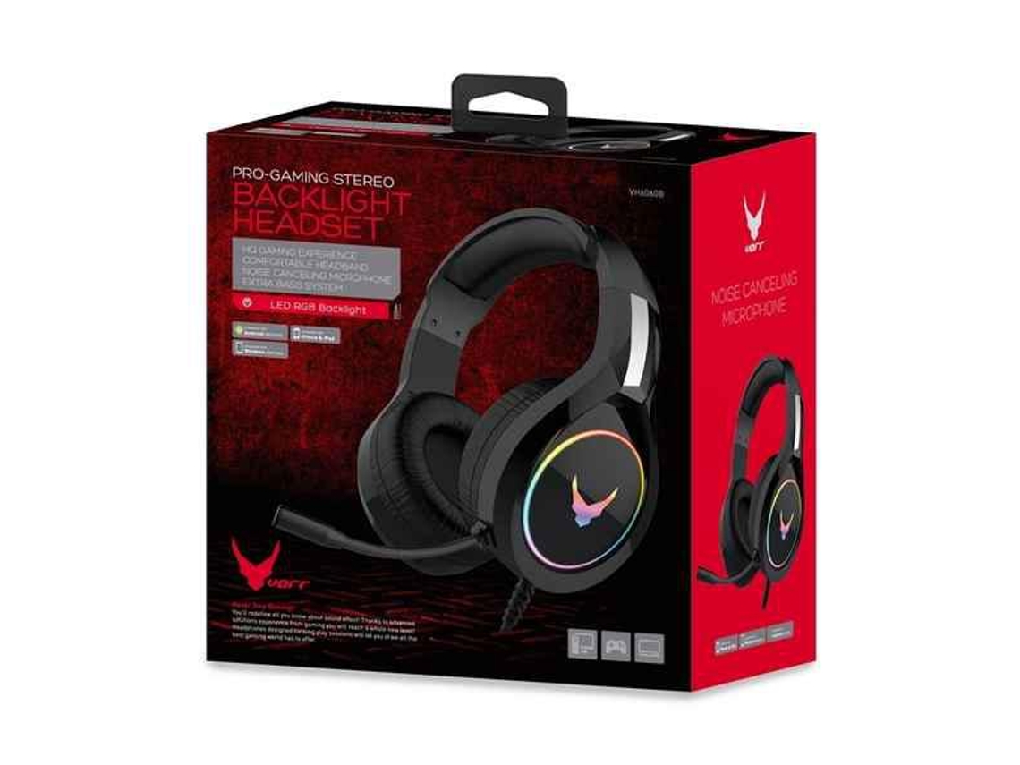 Omega Varr RGB Auriculares para juegos con micrófono Negro