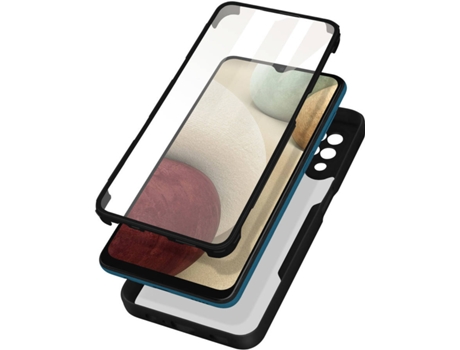 Carcasa Samsung Galaxy A12 AVIZAR Protección 360° Negro