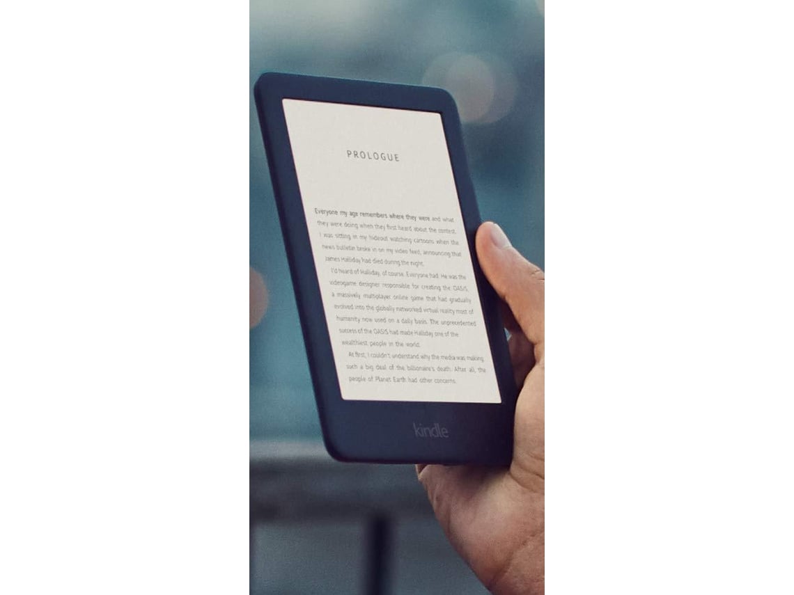 Ebook Reader AMAZON 6 con luz frontal integrada Wi Fi 8 Gb 8Gb Blanco Lector de E Book Funda Conjuntos de Protectores de Pantalla Worten.es