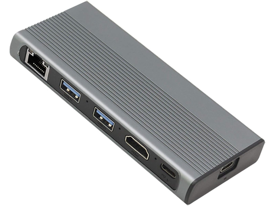 Hub Compatible Con Ssd M.2 Usb-c + Usb 3.1 + Rj45 + Estación De Acoplamiento Tipo Pd Para Nvme Ngff
