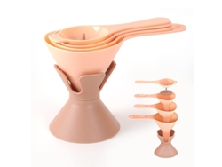 Rebe-embudo de cocina Linjou con asa y recolector desmontable, juego 6 en 1 para llenar botellas, aceite y alimentos.
