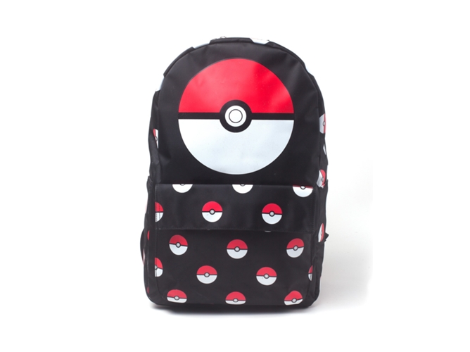 Mochila GENER Pokémon Pokéball Negro