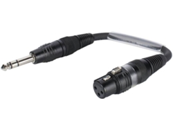 Cable Adaptador SOMMER CABLE XLR(F)/Jack stereo 0.15m