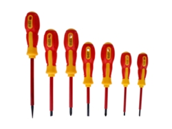 20d26n conjunto de 7 Pontas de Chave Isoladas Eletricista 1000v Fenda/cruzada Resistente Alta Tensão