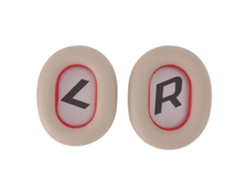 Almohadillas De Repuesto Para Auriculares Plantronics Backbeat Pro2 Se Voyager 8200 Uc, De Piel Proteínica Blanca.