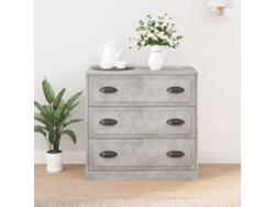 Lovely Home Aparador 70X35,5X67,5 Cm Derivados de Madera Gris Cemento