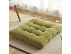 2026-cojín Cuadrado Para Suelo Meditación Yoga 20x20 Pulgadas Verde Claro Almohada Suave Cómoda Interior Exterior