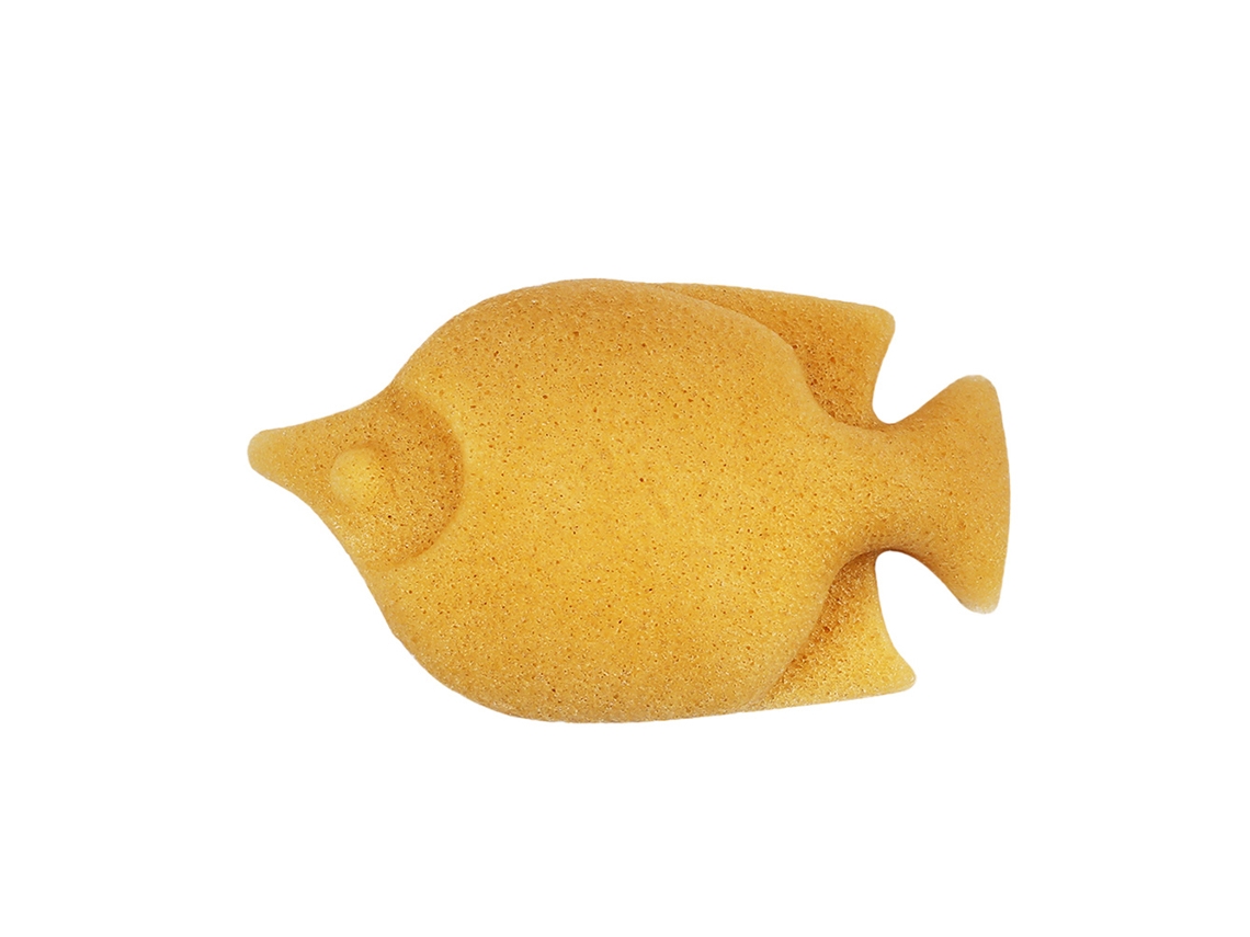 Esponjas De Cuidado Facial E Corporal Natural Forma De Peixe