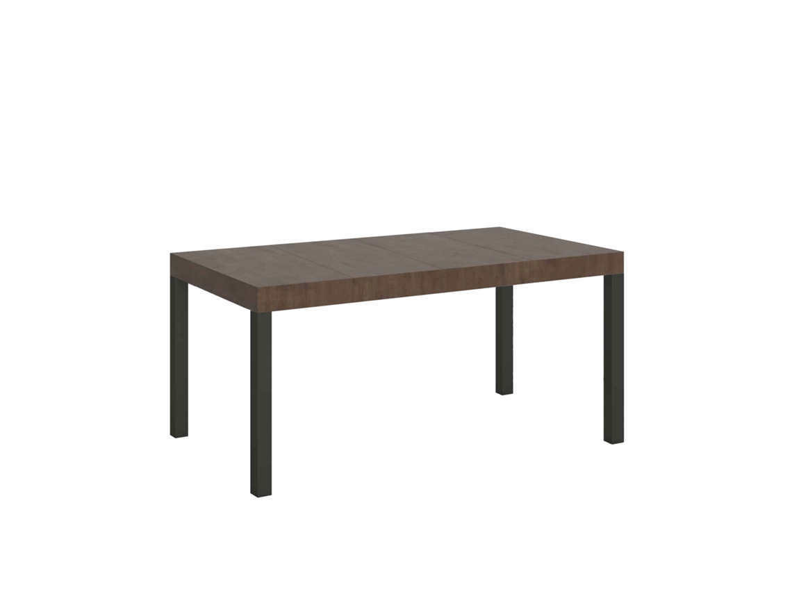 Mesa extensible 90x120/224 cm Everyday Premium Nogal estructura Antracita ITAMOBY