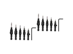Conjunto De 10 Brocas De Chanfro Hss Para Metal