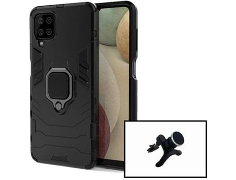 Kit Carcasa + Soporte Samsung Galaxy M12 PHONECARE Military Defender