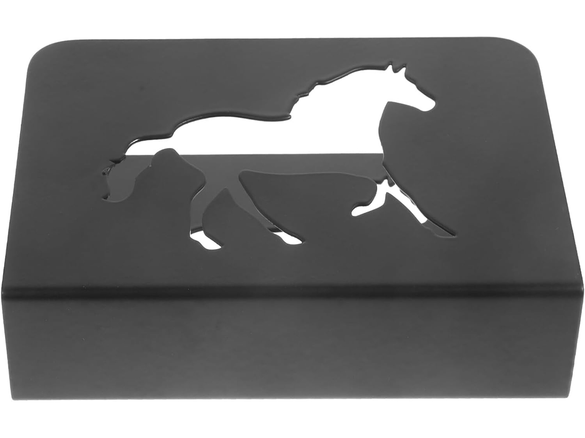 Servilletero De Hierro Con Forma De Caballo, Diseño Elegante, Para Organizar Servilletas.