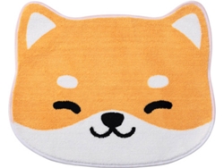 Alfombra de Baño WJS Perro Akita (Amarillo - 50 x 60 cm)