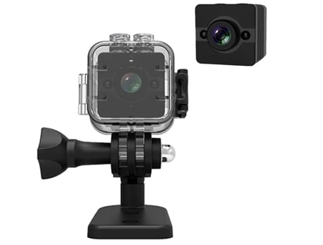 Mini cámara impermeable Full HD 1080P con visión nocturna y detección de movimiento, videocámara portátil DVR para deportes, grabadora de coche, cá...