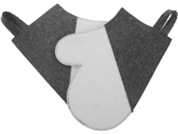 Guantes De Sauna De Fieltro Grueso, Aislantes Térmicos, Juego De 2, Para