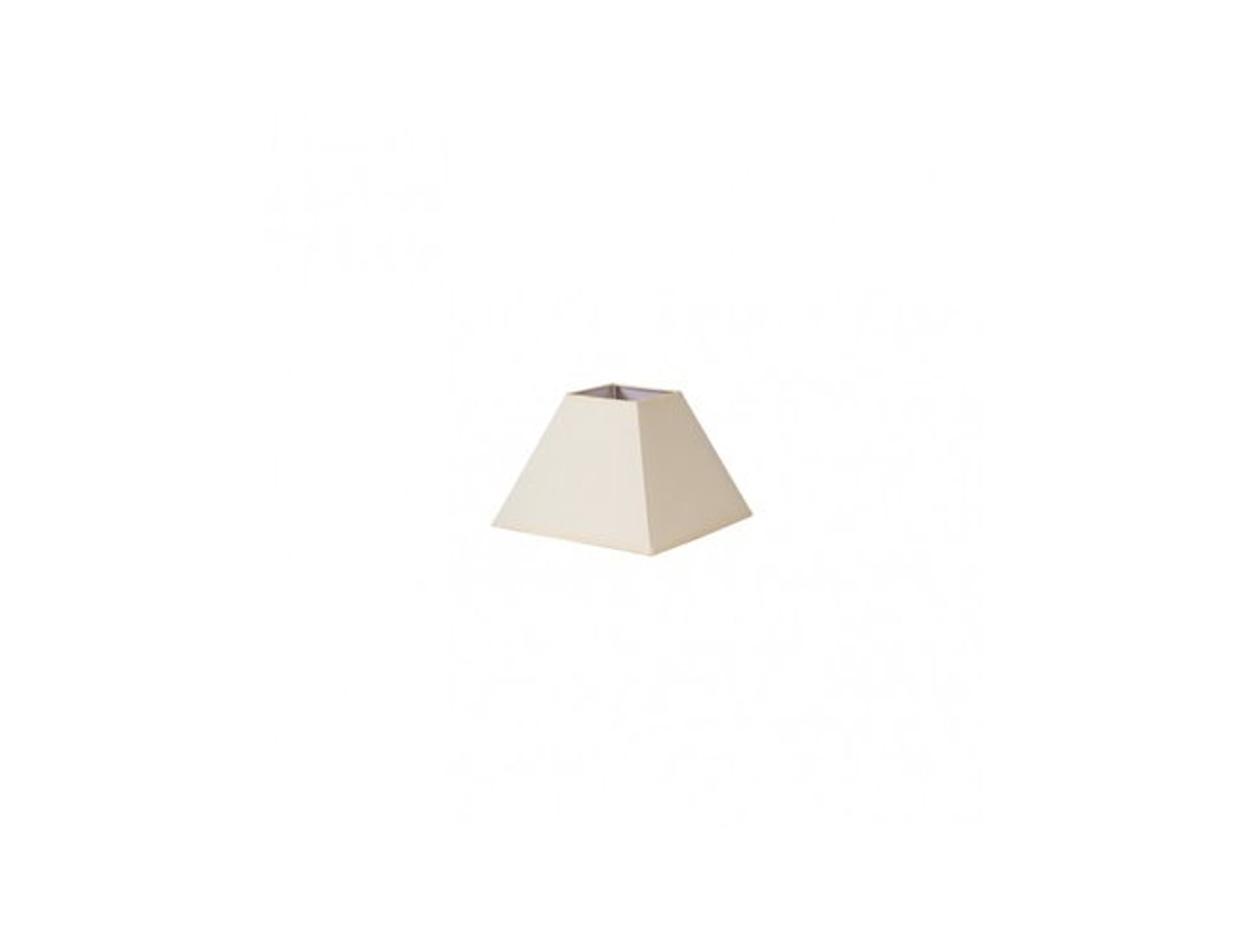 Pantalla Piramide Mezzo E27 Beige 20dx10dx15h Tejido Popelin