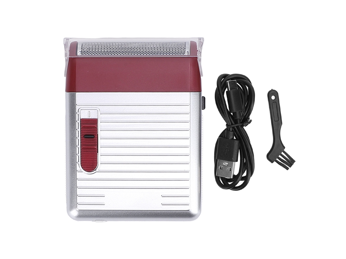 Cortapelos Eléctrico Portátil Usb Con Pantalla Lcd Y Cabeza Flotante Para Barba