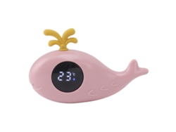 Termómetro Digital Para El Baño Del Bebé, Con Un Bonito Diseño De Ballena Rosa Y Función Multifuncional Para Medir El Agua.
