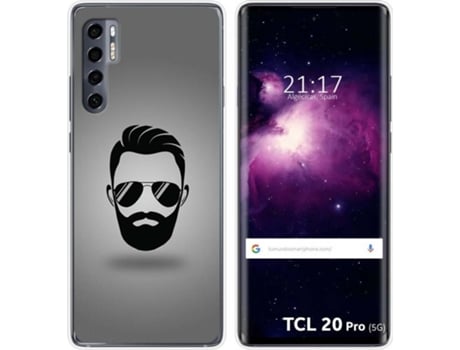 Carcasa TCL 20 Pro 5G TUMUNDOSMARTPHONE Barba Multicolor