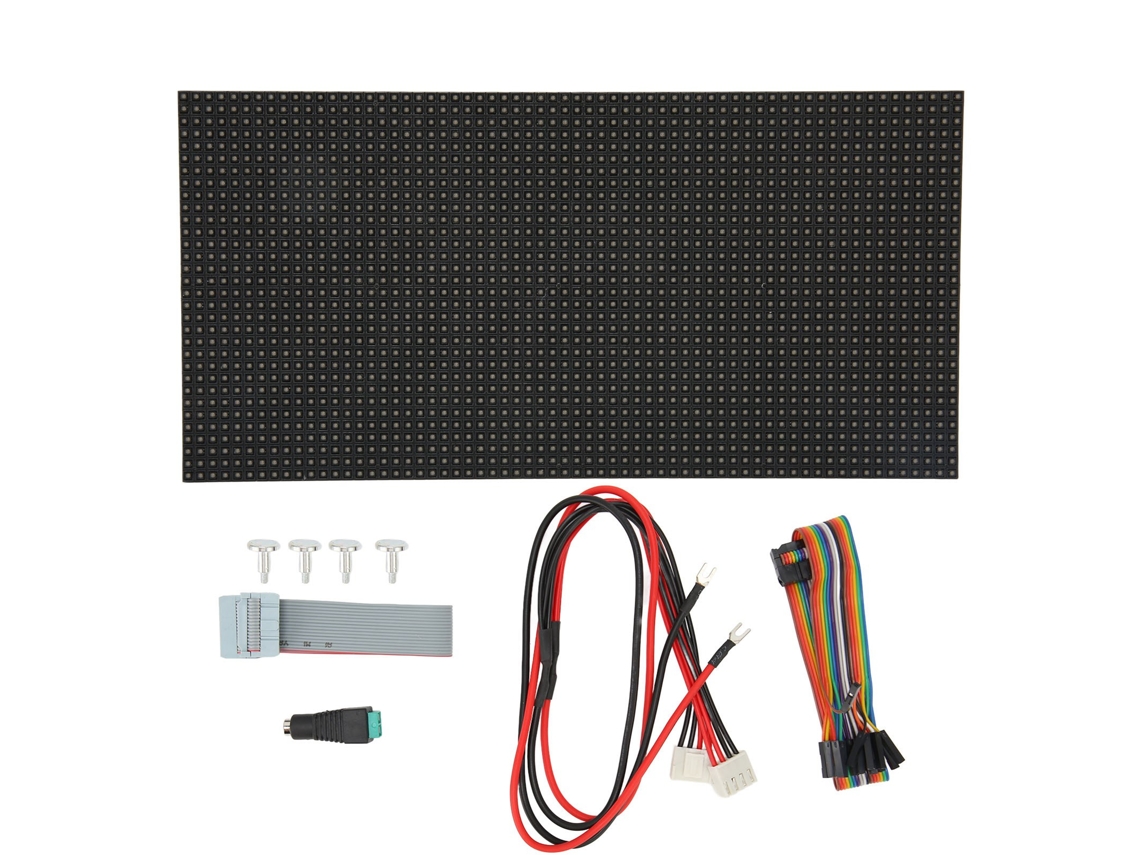 Panel LED RGB (brillo ajustable, color completo)