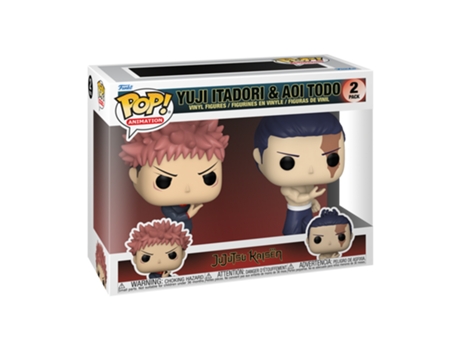 Pack 2 Figuras FUNKO Pop Animation: Jujutsu Kaisen Season 2 (Pack Itadori & Todo)