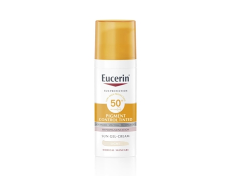 Protector Solar EUCERIN Pigment Control Tinted (50 ml - Spf 50 - Piel Sensible - Todo tipo de piel)