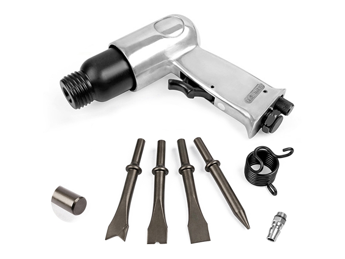 Herramienta Profesional De Mantenimiento Y Reparación De Coches: Pala Neumática Airhammer, Quitarrustes Manual Y Cincel Neumático