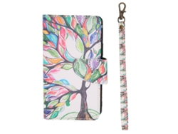 Bolsa Con Cremallera Pintada Para Móvil (adecuada Para Iphone 12 Pro, Patrón De Árbol)