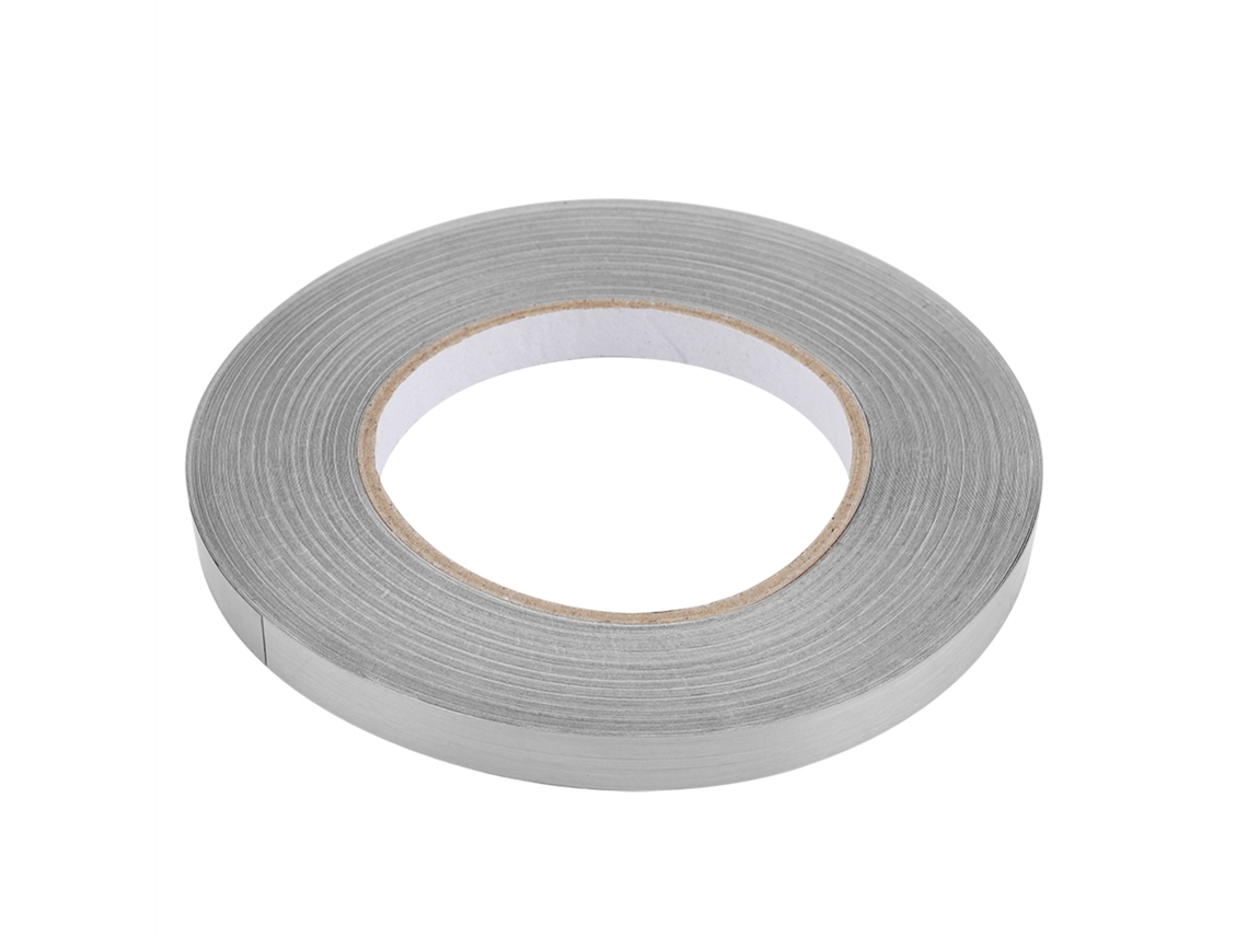 Hilo de freno adhesivo para suelo de habitación de mascotas, 1 cm x 50 m, color plata.