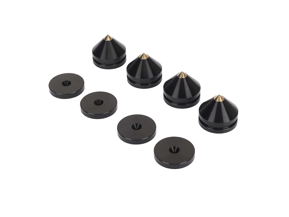 4 almohadillas aislantes para altavoces, amortiguadoras, para amplificadores, con punta aislante para tocadiscos Chennnls