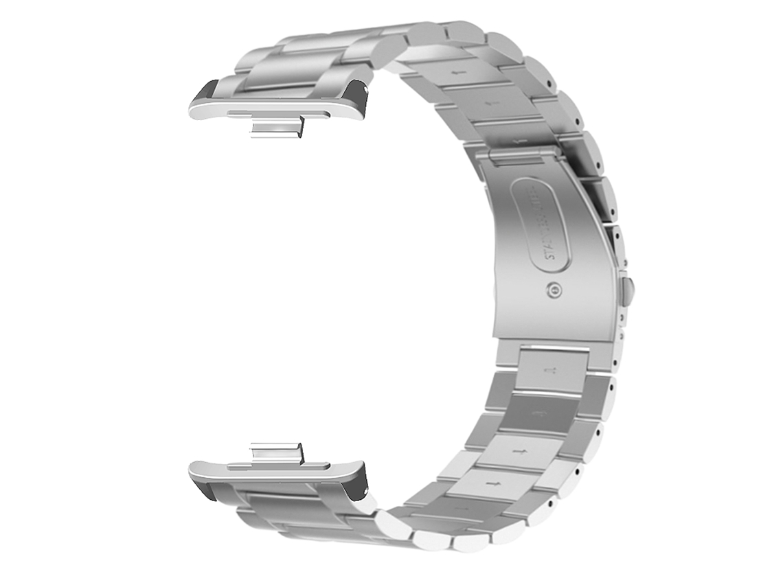 Pulsera De Acero Inoxidable Para Mi Band 8 Pro Con Doble Cierre Y Diseño Versátil.