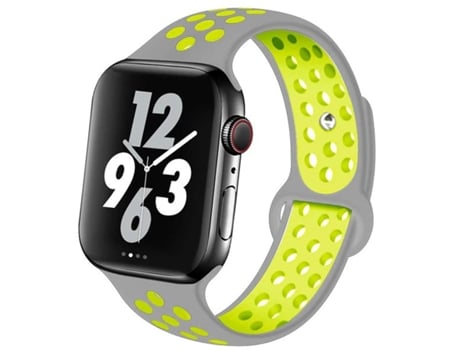 Pulsera Sportystyle para Apple Watch Series 8 Aluminum 45mm PHONECARE (Gris - Verde)