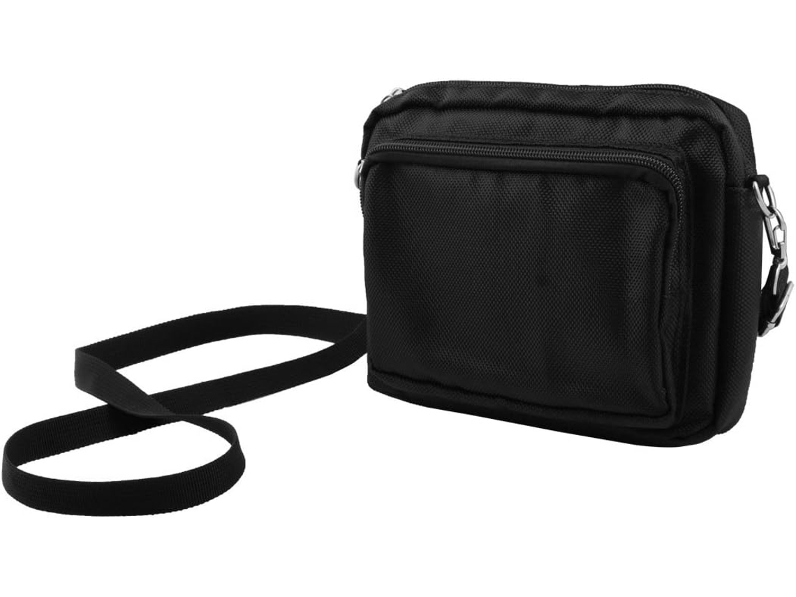 Bolsa de herramientas de lona para almacenamiento, con bolsillos ajustables, dos niveles, hebilla de cinturón y CHABERLU