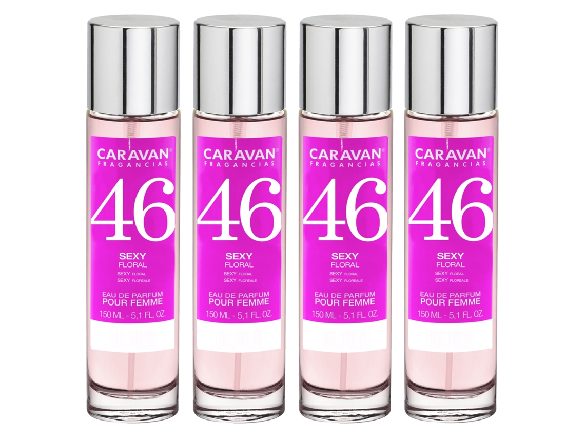 4x Perfume de Mujer Nº46 150ml CARAVAN
