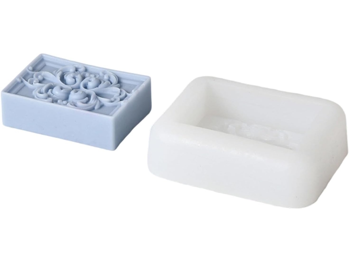 Jabón De Silicona De Diseño Retro Para Manualidades Con Patrón Artístico, Fácil De Desmoldar Y